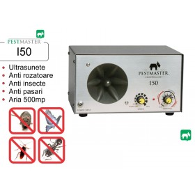 Aparat industrial cu ultrasunete impotriva rozatoarelor, pasarilor si insectelor - Pestmaster I50 - 500mp Aparat industrial cu ultrasunete impotriva rozatoarelor, pasarilor si insectelor - Pestmaster I50 - 500mp